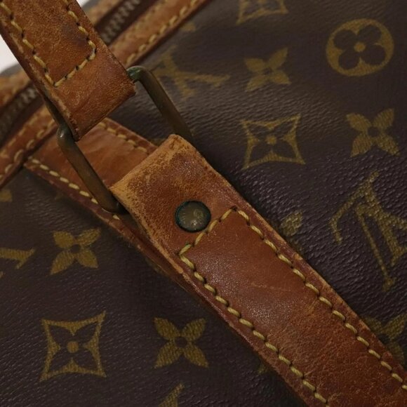 LOUIS VUITTON Monogram Sac Souple 45 Boston Bag LV Auth - Picture 10 of 16